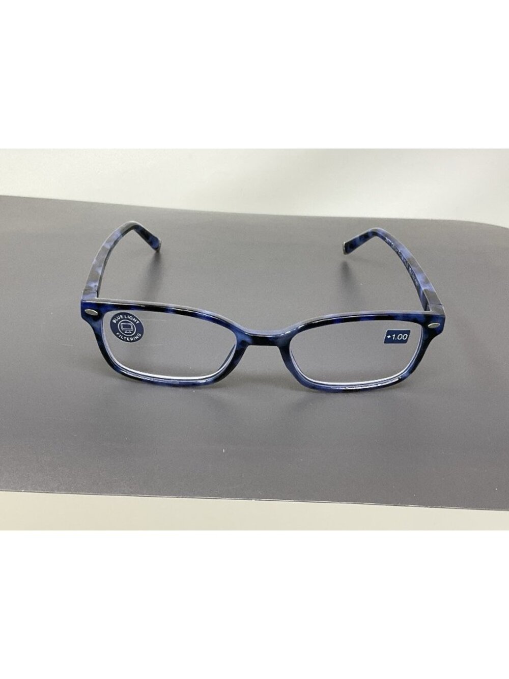 Peepers Cooper Focus blue Light Reading Glasses +1.00 Blue Tortoise